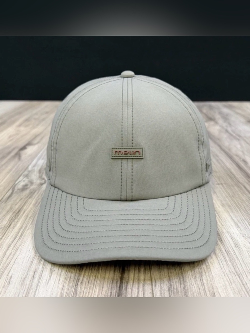 Melin The Legend Hydro Port Nights Performance Hat Classic Light Grey NEW